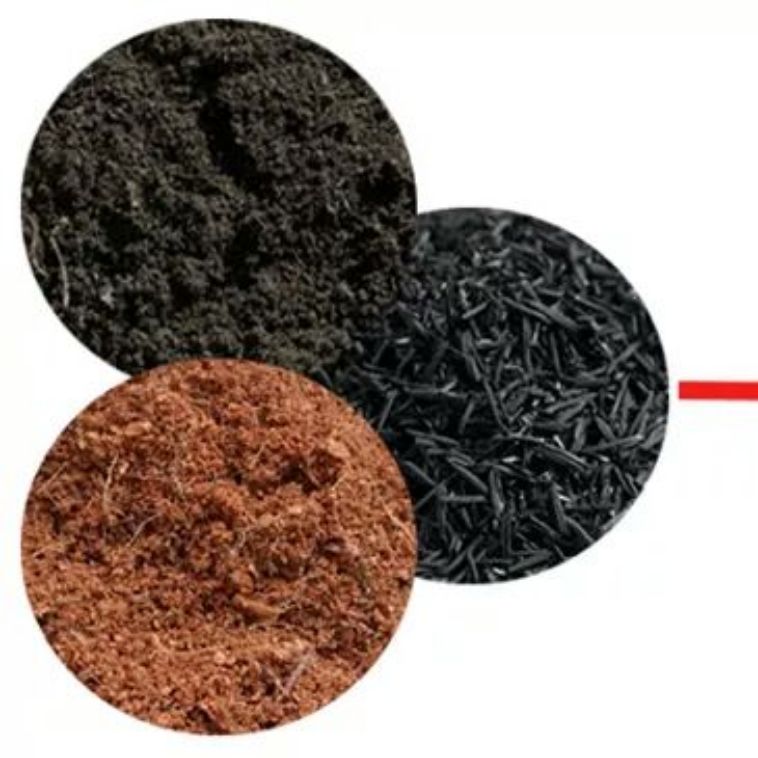 HỖN HỢP TRỒNG CÂY: XƠ DỪA, TRO TRẤU, PHÂN OAI MỤC GIÀU DINH DƯỠNG CHO CÂY ( gói 1 ký)