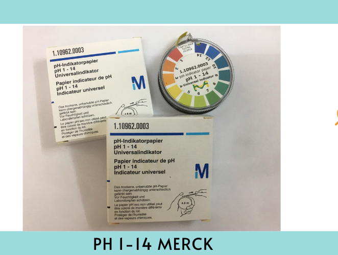 Giấy đo ph 1-14 mã 1109620003 , giấy thử ph merck, chỉ thị ph, ph indicator paper ph 1 - 14 merck