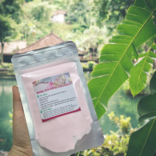 Mask Dẻo Collagen Cánh Hoa Hồng  - Dưỡng da & Chống lão hóa