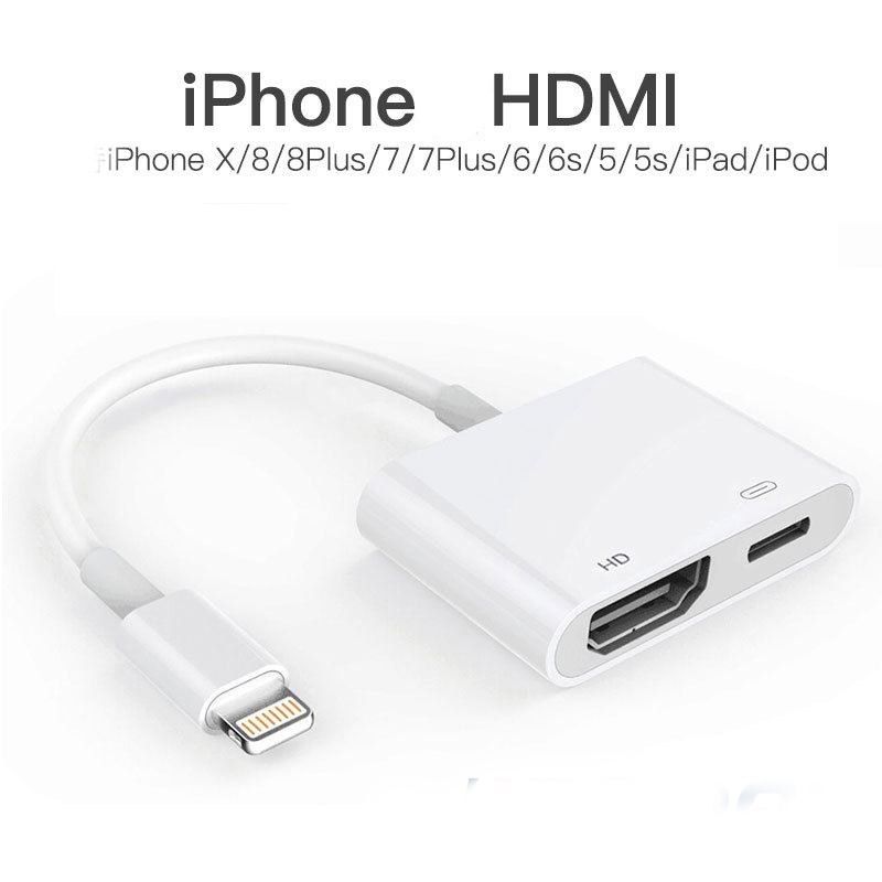 Cáp HDMI kết nối ti vi với điện thoại Iphone Ipad cáp lightning to HDMI