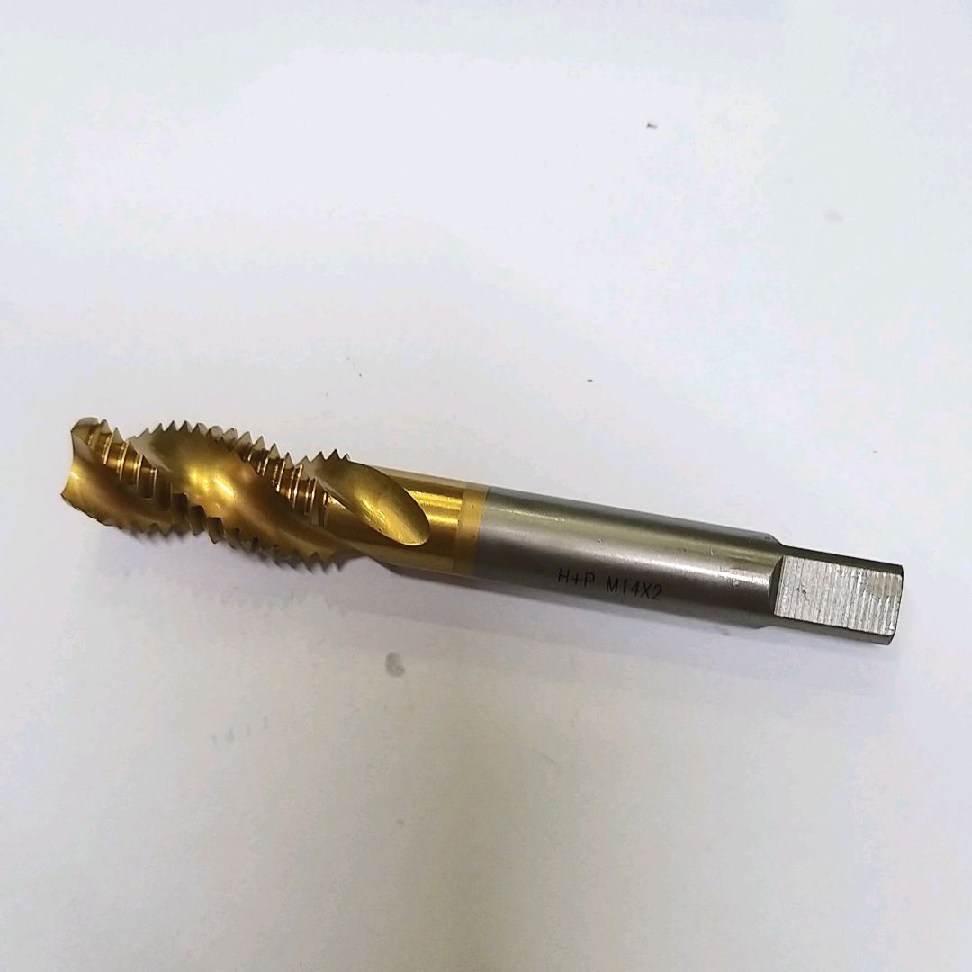 Mũi taro h+p vàng xoắn m14x2
