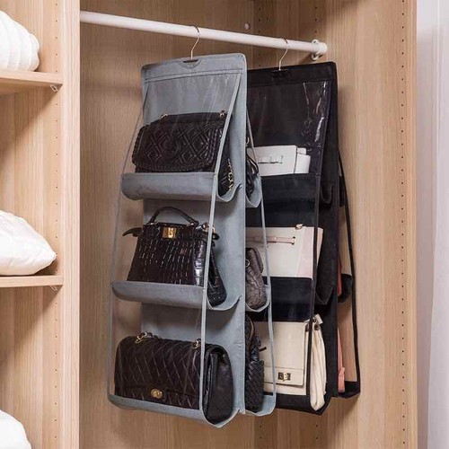 Túi treo giỏ xách 6 ngăn có móc treo chịu lực tốt - túi treo bảo vệ túi xách làm tăng độ bền cho túi xách - túi treo có móc tiện lợi