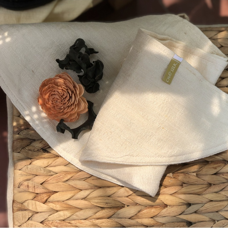 Khăn ủ quấn tóc, lau tóc lụa tơ tằm CHẤT SILK 100% tự nhiên 4 lớp