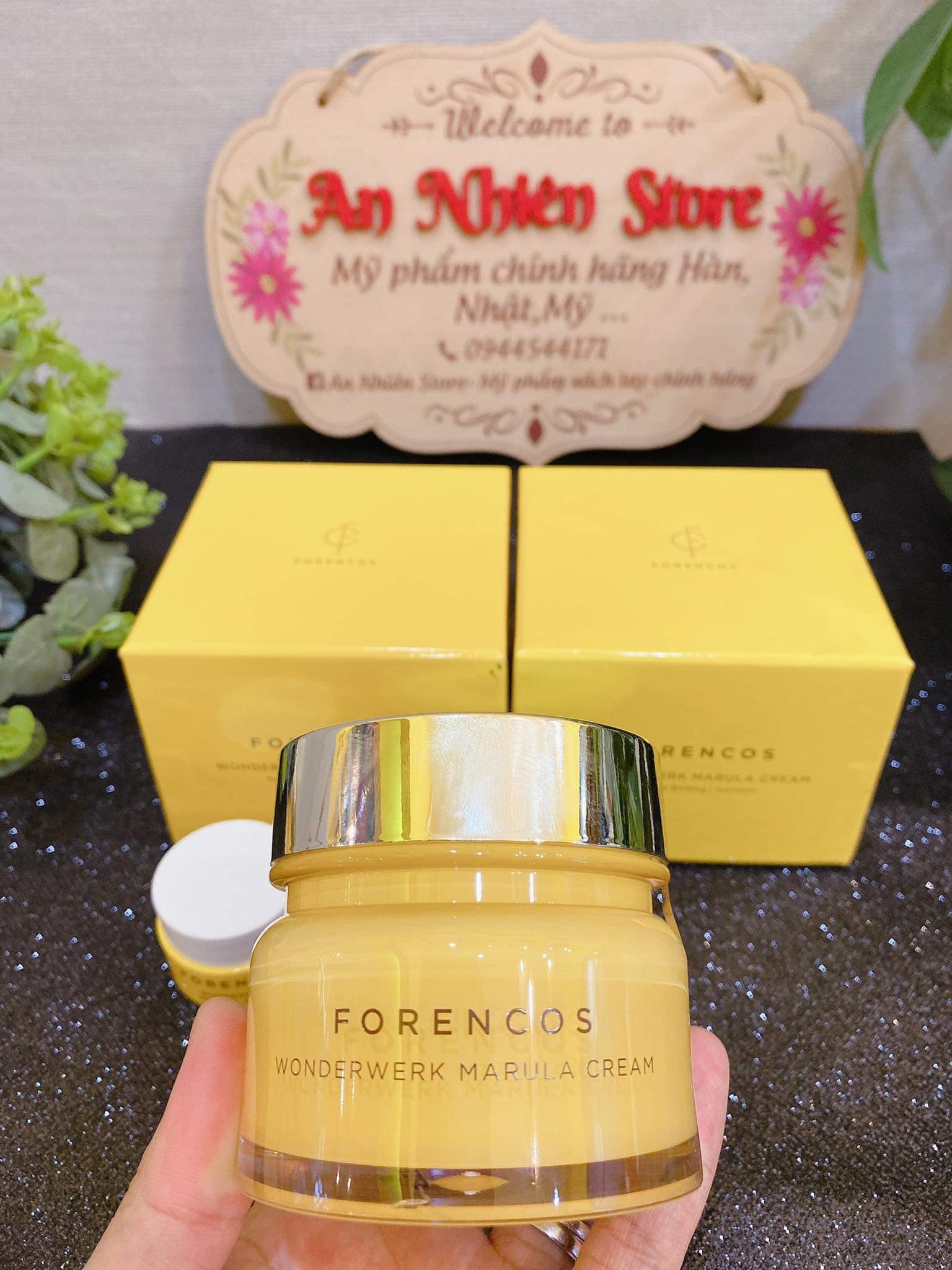 Kem Nâng Cơ, Chống Lão Hoá, Ban Đêm Forencos Wonderwerk Marula Tone Up Cream, kem forencos vàng