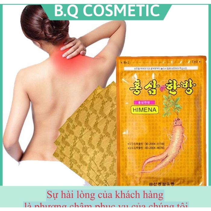 Cao dán hồng sâm himena hàn quốc, túi 20 miếng