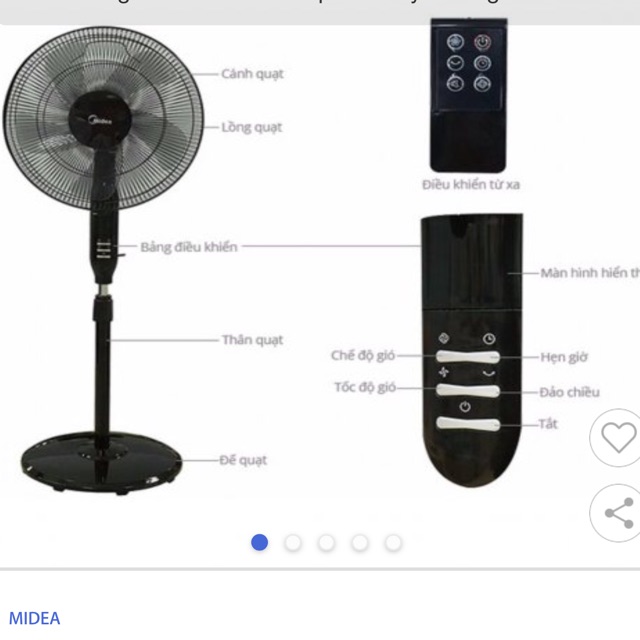 Quạt Cây Media Khiển