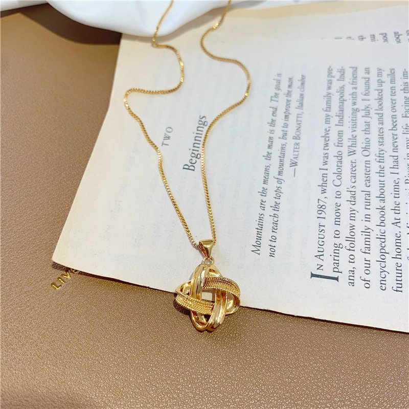 Dây Chuyền Nữ Kiểu Hàn Quốc Mạ Vàng 18K Cao Cấp, Vòng Cổ Mặt Dây Chuyền Nữ Thời Trang