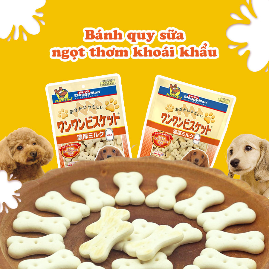 Bánh quy trứng sữa 180gr dành cho chó