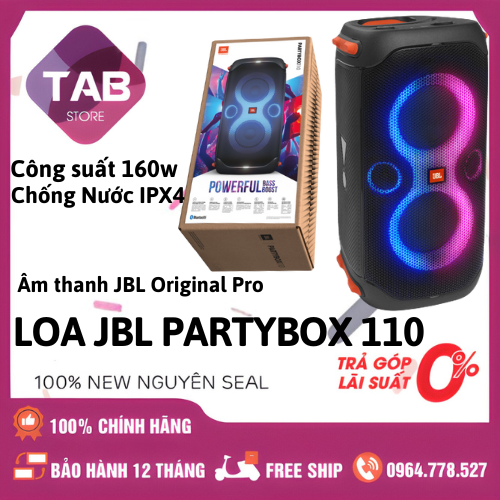 Loa JBL Partybox 110 chính hãng cam kết giá rẻ nhất