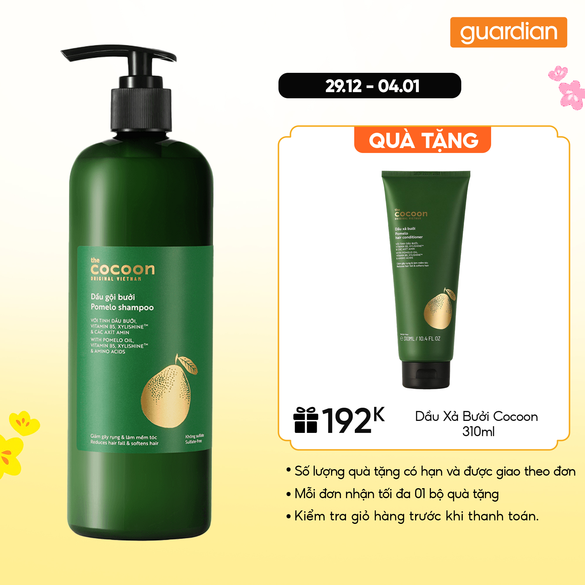 Dầu Gội Bưởi Cocoon 500ml