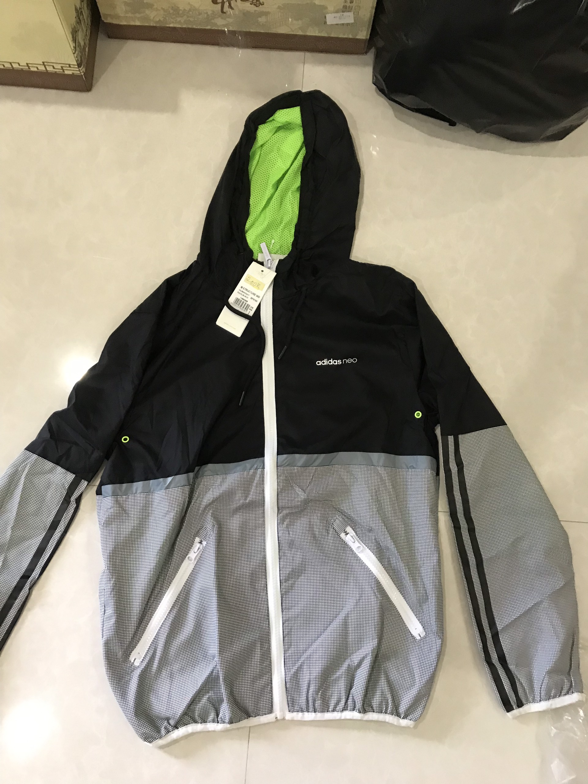 Áo khoác thể thao Adidas Neo BP6180 (xám)