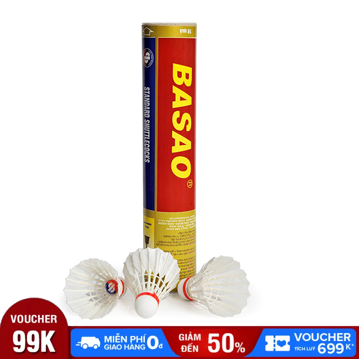 Hộp 10 quả Cầu lông Ba Sao tập luyện