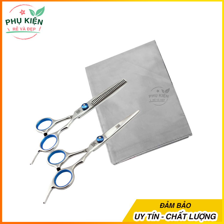 [HCM]Bộ combo kéo cắt tóc và tỉa tóc + Áo choàng cắt tóc tiện lợi - PHỤ KIỆN RẢ VÀ ĐẸP