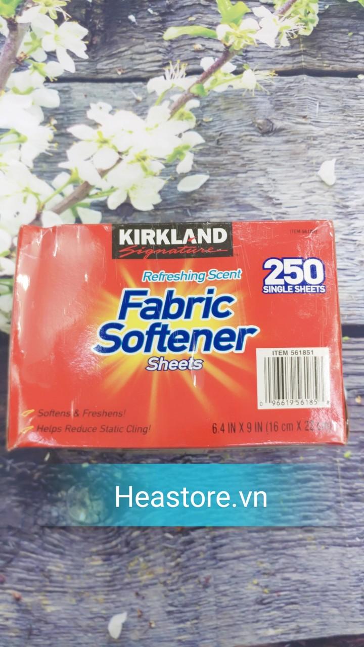 Giấy thơm quần áo fabric kirkland - 250 tờ