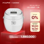 Nồi cơm điện tử Cuckoo 1,8L CR-1020F - Bảng điều khiển LED - Lòng nồi chống dính - Chất lượng Hàn Quốc - Hàng chính hãng Cuckoovina