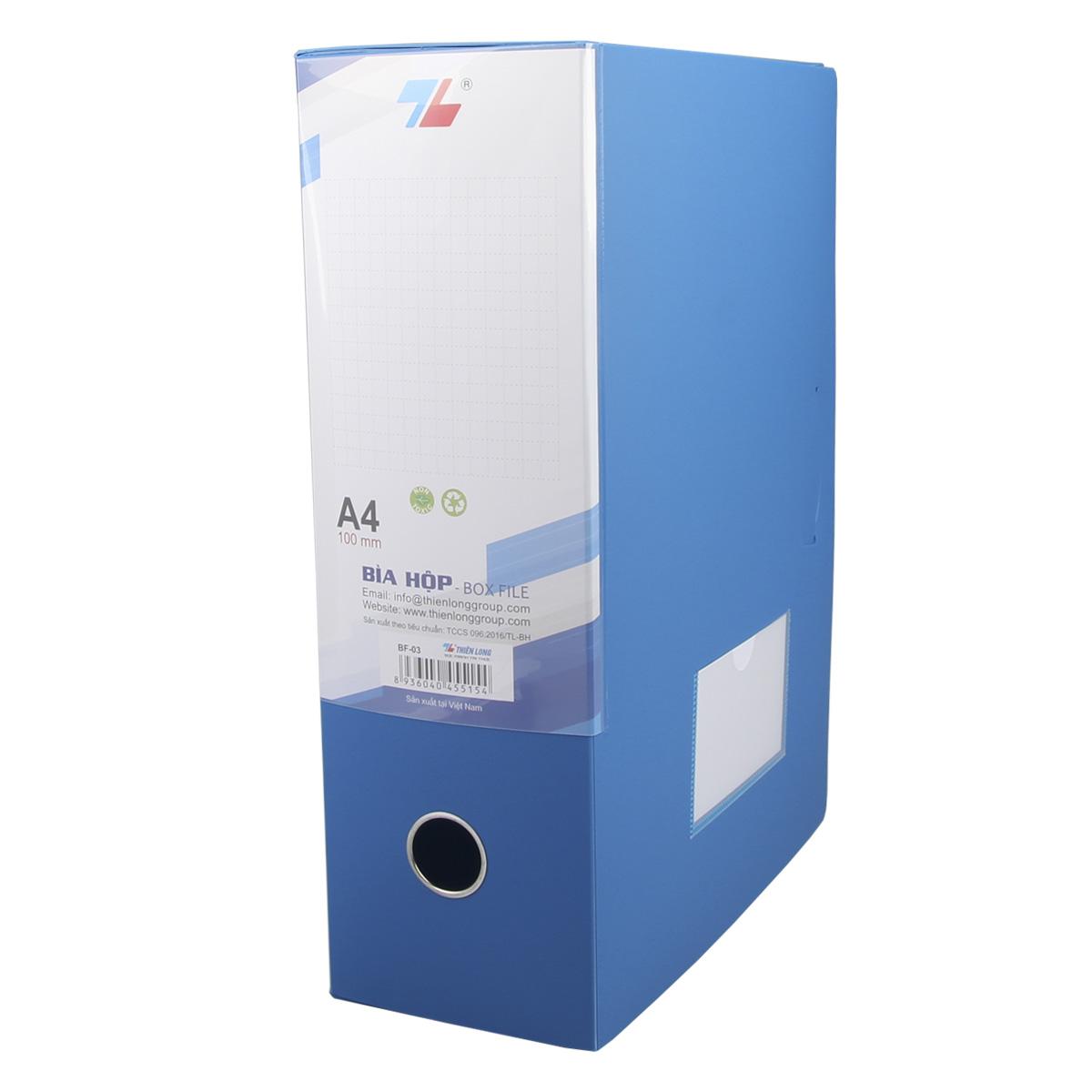 Bìa hộp văn phòng thiên long a4-100 bf-03