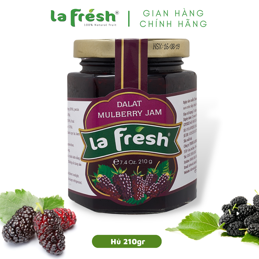 [HCM]Mứt Dâu Tằm LaFresh Đà Lạt 210g