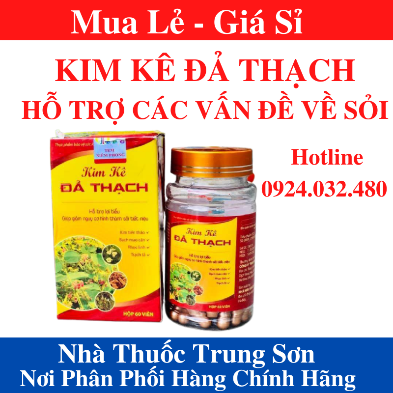 Kim kê đả thạch - khắc tinh sỏi thận, sỏi tiết niệu - ts001