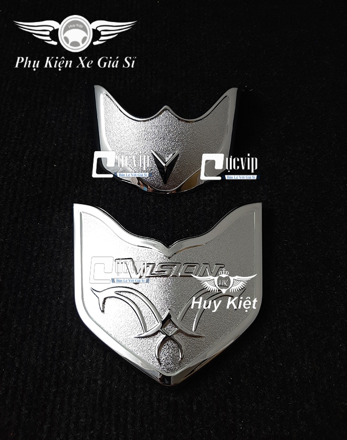 Chụp mỏ trước và đuôi dè sau vision 2014 - 2019 xi inox đẳng cấp ms1989