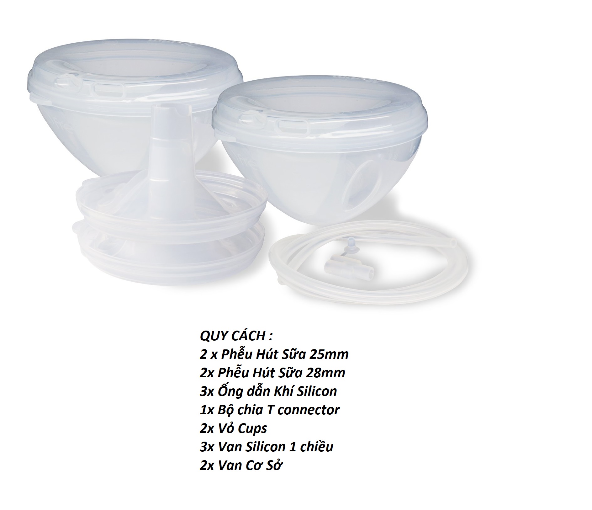 Cup và máy hút sữa freemie