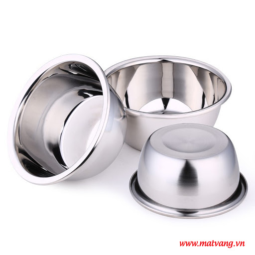 [HCM][BAO DÀY DẶN] Thau trộn salad inox cao cấp 28CM. Thau inox