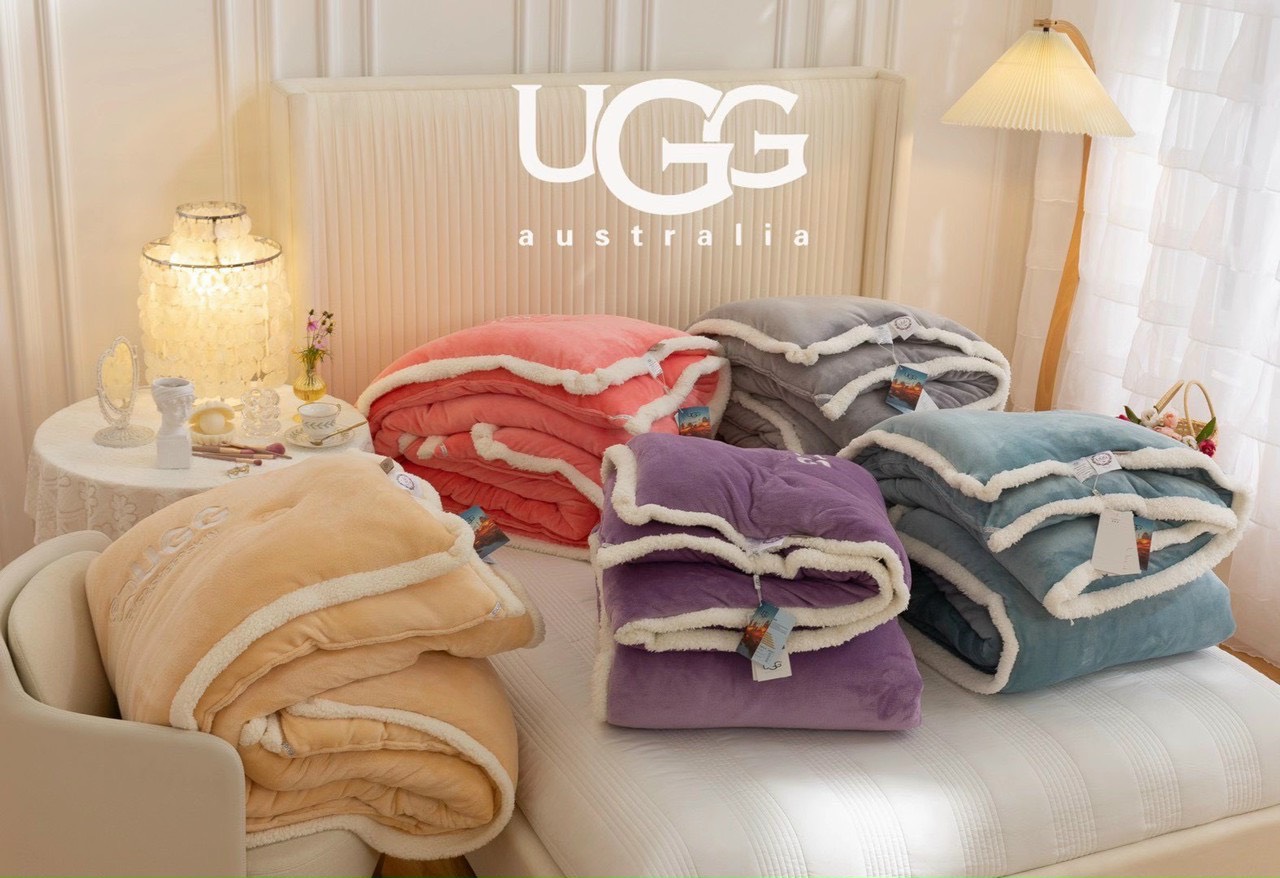 Chăn đông chăn lông cừu ugg đại hàn 4,5kg -tranlanshop