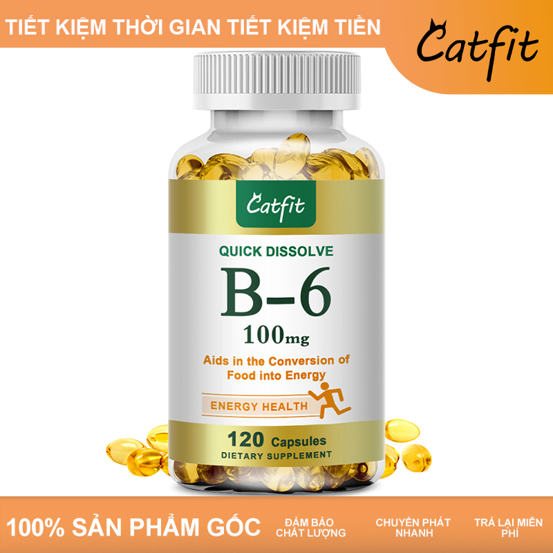 Adult vitamin B6 complex B1, B2, B3, B5, B6, B7, B9, B12, folic acid and