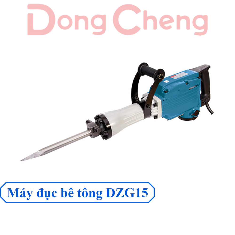 Máy Đục Bê Tông Dongcheng DZG15 Công Suất 1240W Đường Kính Mũi 30mm Sử Dụng Đầu Mũi Đục Cứng Cáp – Hàng Chính Hãng