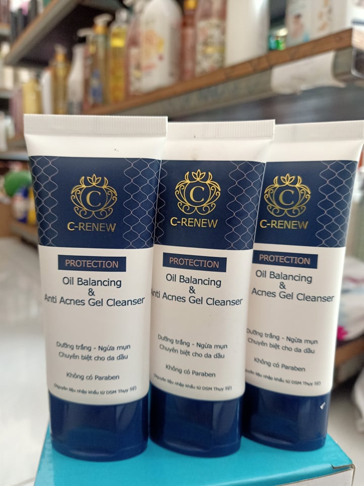 Sữa Rửa Mặt Cho Da Dầu Ngừa Mụn C-Renew Protection 50ml