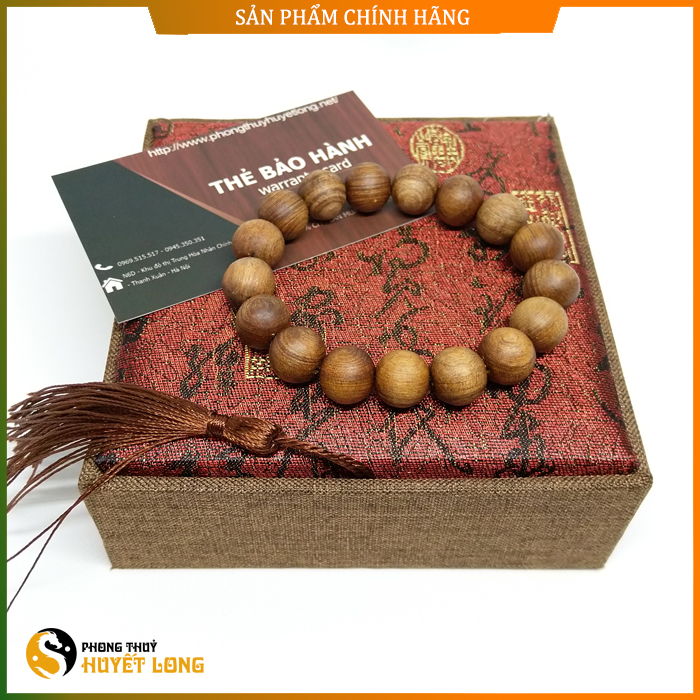 Vòng Tay Gỗ Ngọc Am 12ly - Vòng Tay Phong Thủy - Vòng Tay Gỗ Thơm