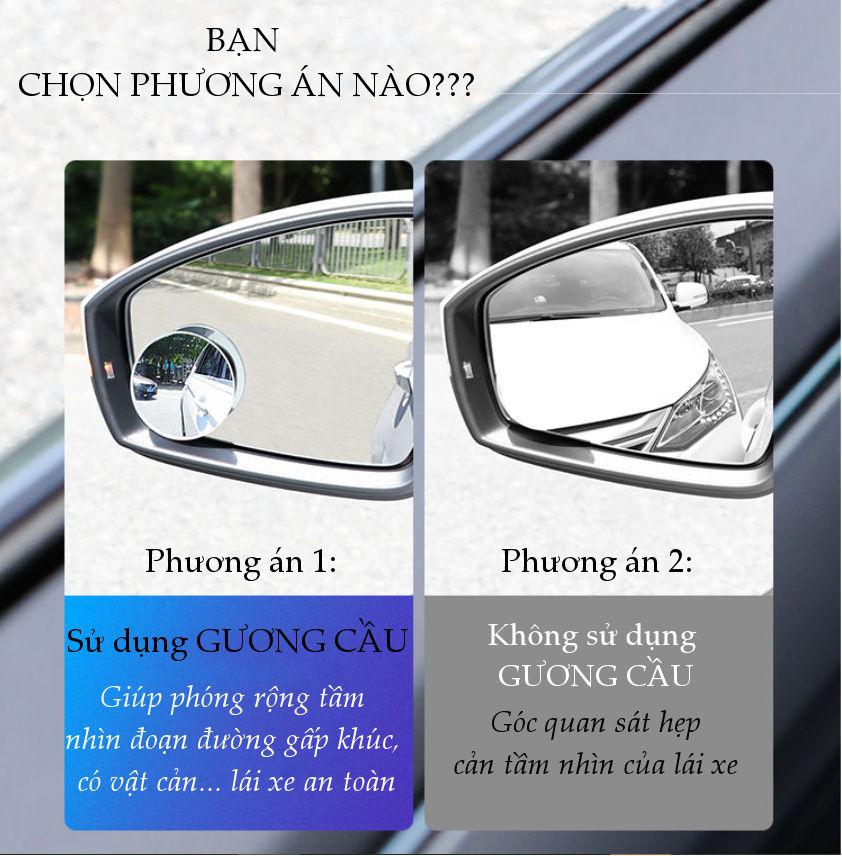 Gương cầu phụ chiếu hậu cho xe hơi, đường kính 5cm, bề mặt tráng Nano chống nước, giảm điểm mù cho lái xe UGREEN LP194 60971 Gương cầu phụ chiếu hậu cho xe hơi, đường kính 5cm, bề mặt tráng Nano chống nước, giảm điểm mù cho lái xe UGREEN LP194 60971