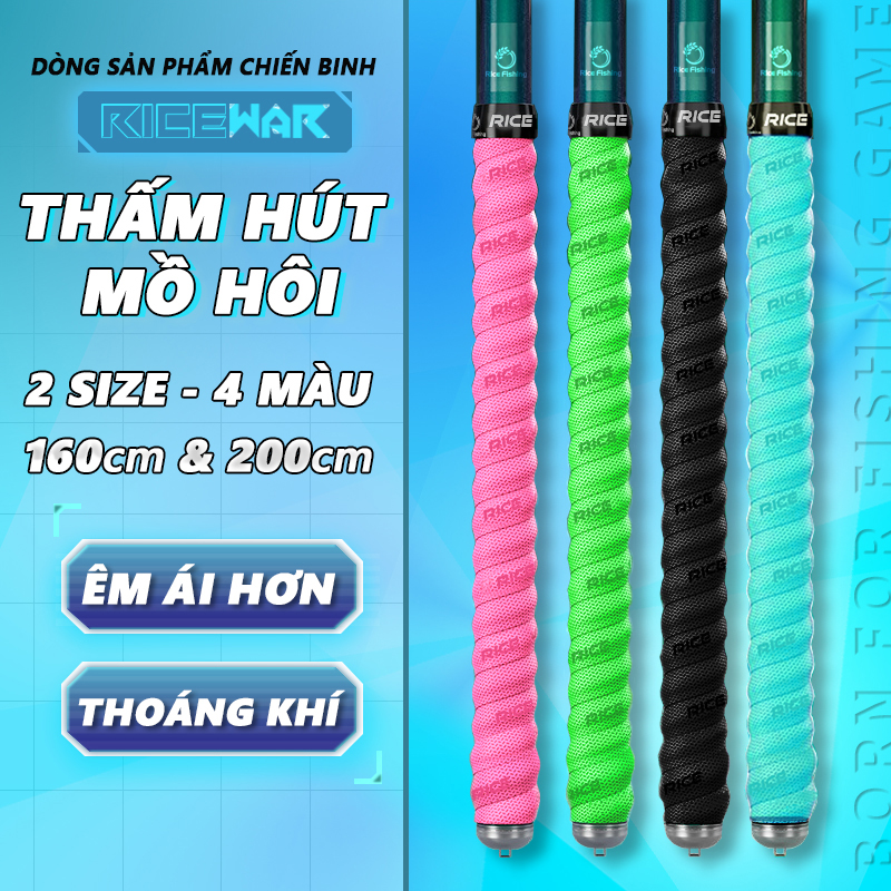 Quấn Cán Cần Rice Fishing, Quấn Cần Câu Tay Cao Cấp, Quấn Cán Vợt Cầu Lông Dài PK-10