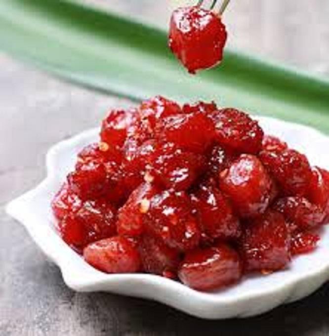500g mứt chùm ruột loại chua ngọt