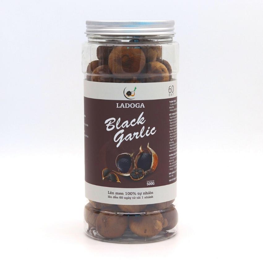 Tỏi đen cô đơn loại 1 LADOGA hộp 500g lên men tự nhiên 60 ngày công nghệ Nhật Bản giúp tăng sức đề kháng, hỗ trợ giảm cân.