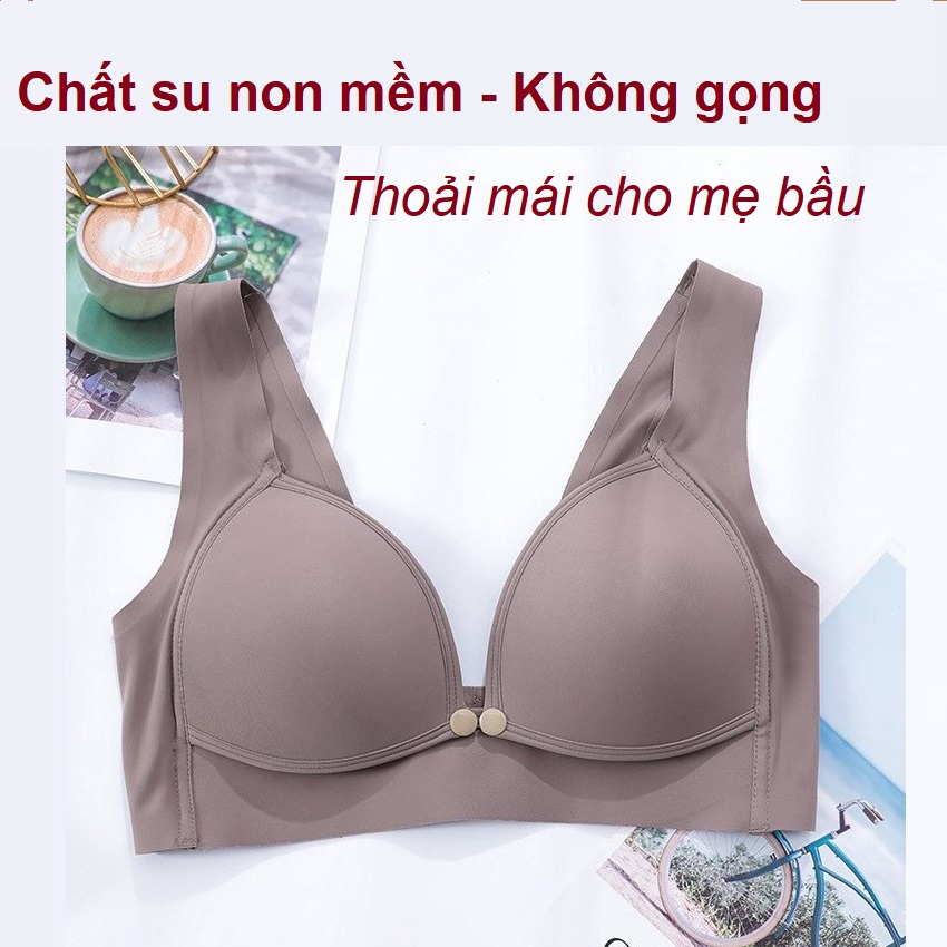 Áo Lót Bà Bầu, Áo Ngực Sau Sinh, Không Gọng, Chất Cotton Mềm, Co Giãn Thoải Mái Cho Mẹ Bầu