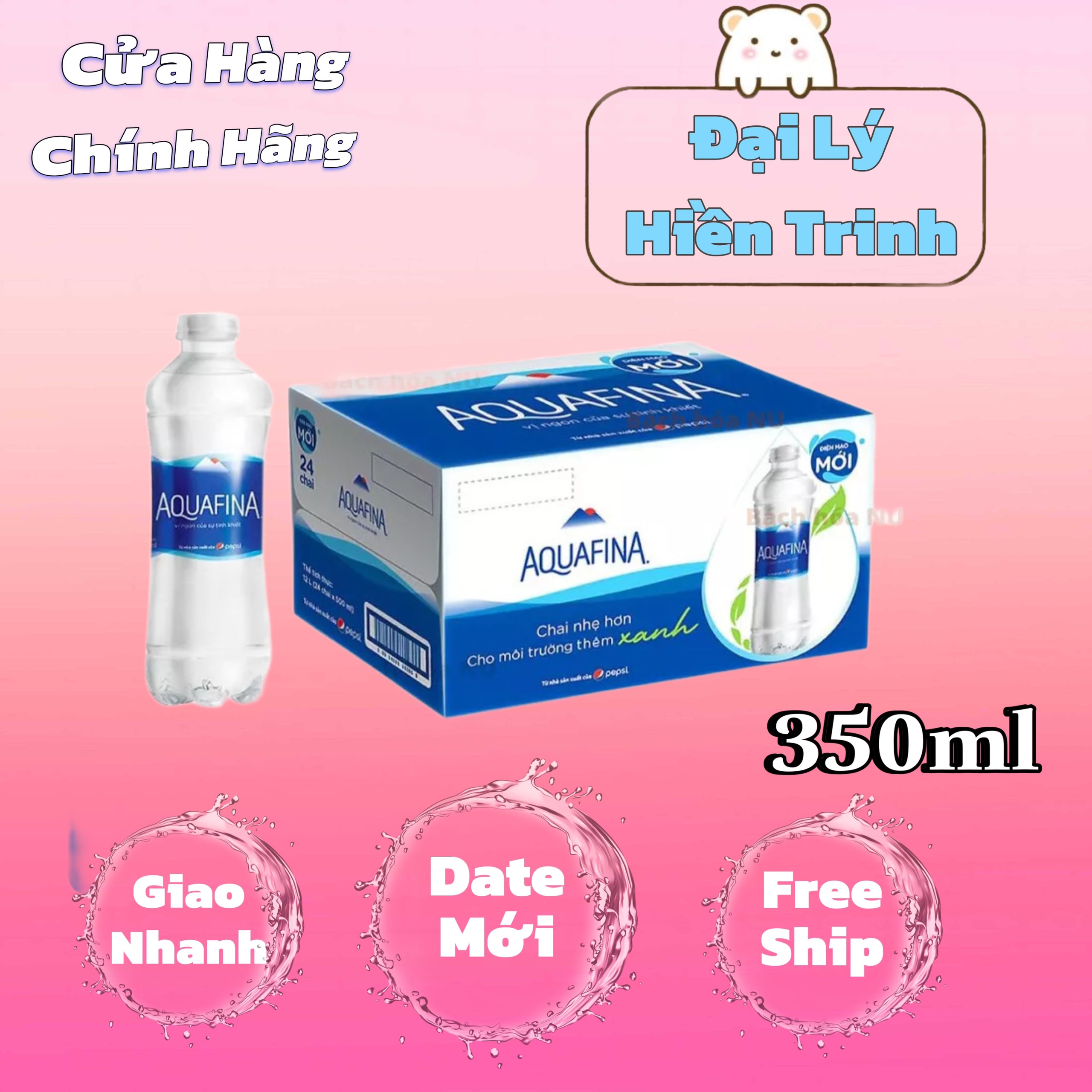 Nước Tinh Khiết Aquafina 355ml