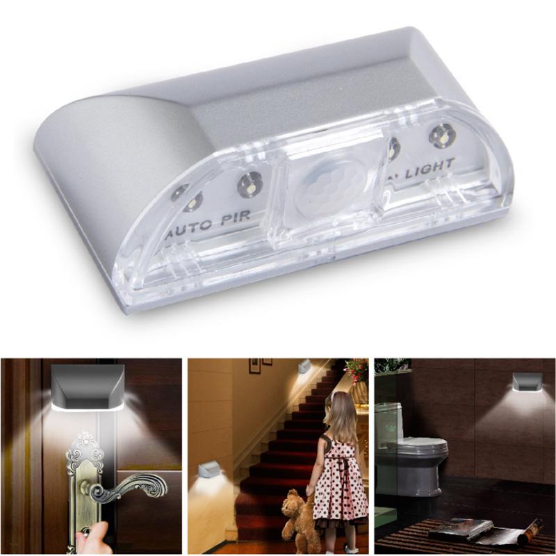 Đèn LED cảm biến thông minh gắn vị trí khóa cửa LS0403, dùng 1 pin tiểu AA (không bao gồm pin)