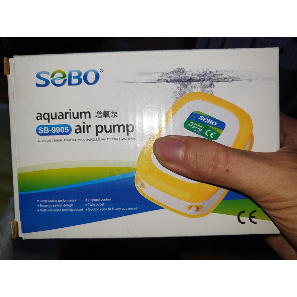 Máy sủi oxy sobo sb cho bể nhỏ