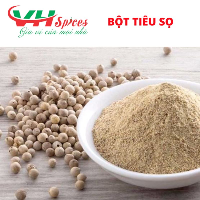 Bột Tiêu Sọ Nguyên Chất Việt Hiệp gói 500gram