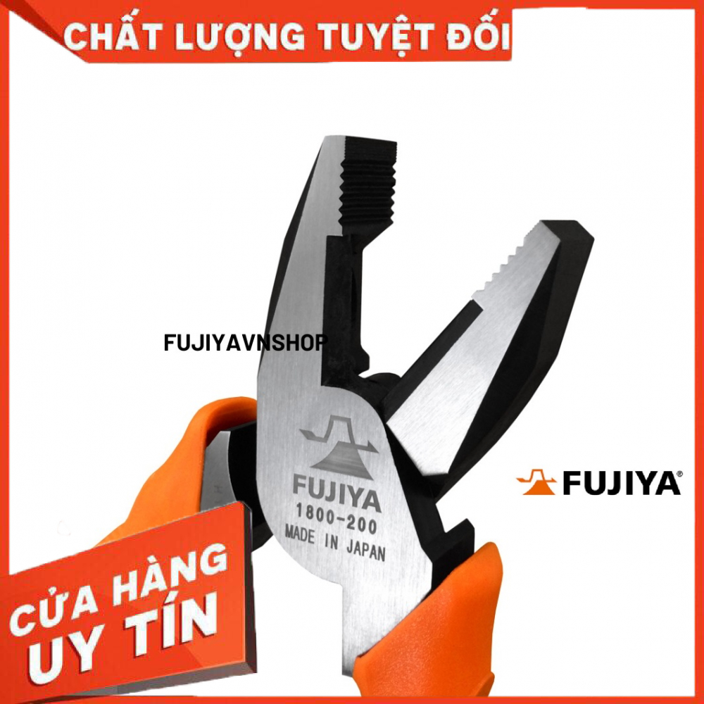 Kìm điện đầu lớn fujiya 1800-200 - 8"/200mm nhật bản