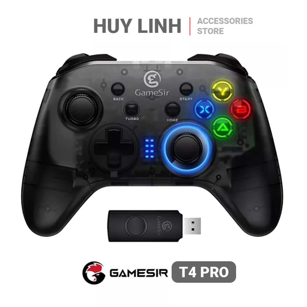 Tay cầm chơi game không dây Gamesir T4 Pro - Hỗ trợ đa nền tảng
