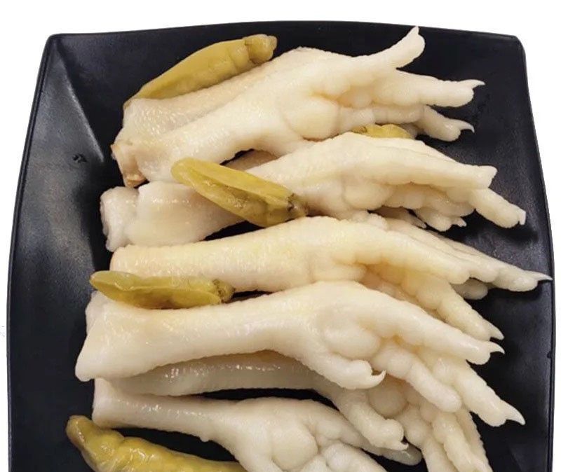Chân gà cay ớt xanh cay thơm -chân gà cay 1 chiếc trùng khánh
