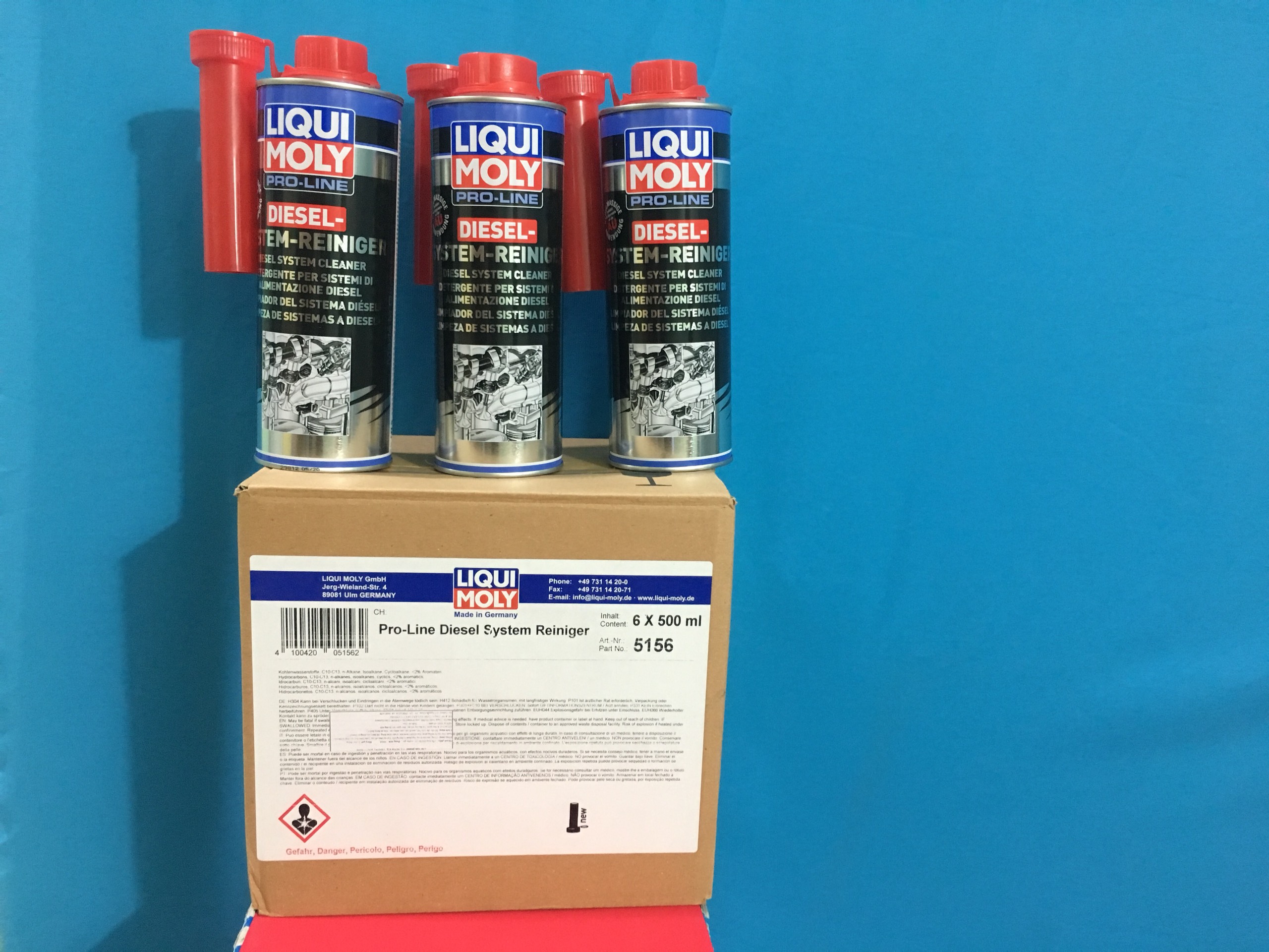 Dung Dịch Vệ Sinh Kim Phun - Béc Dầu Diesel Liqui Moly