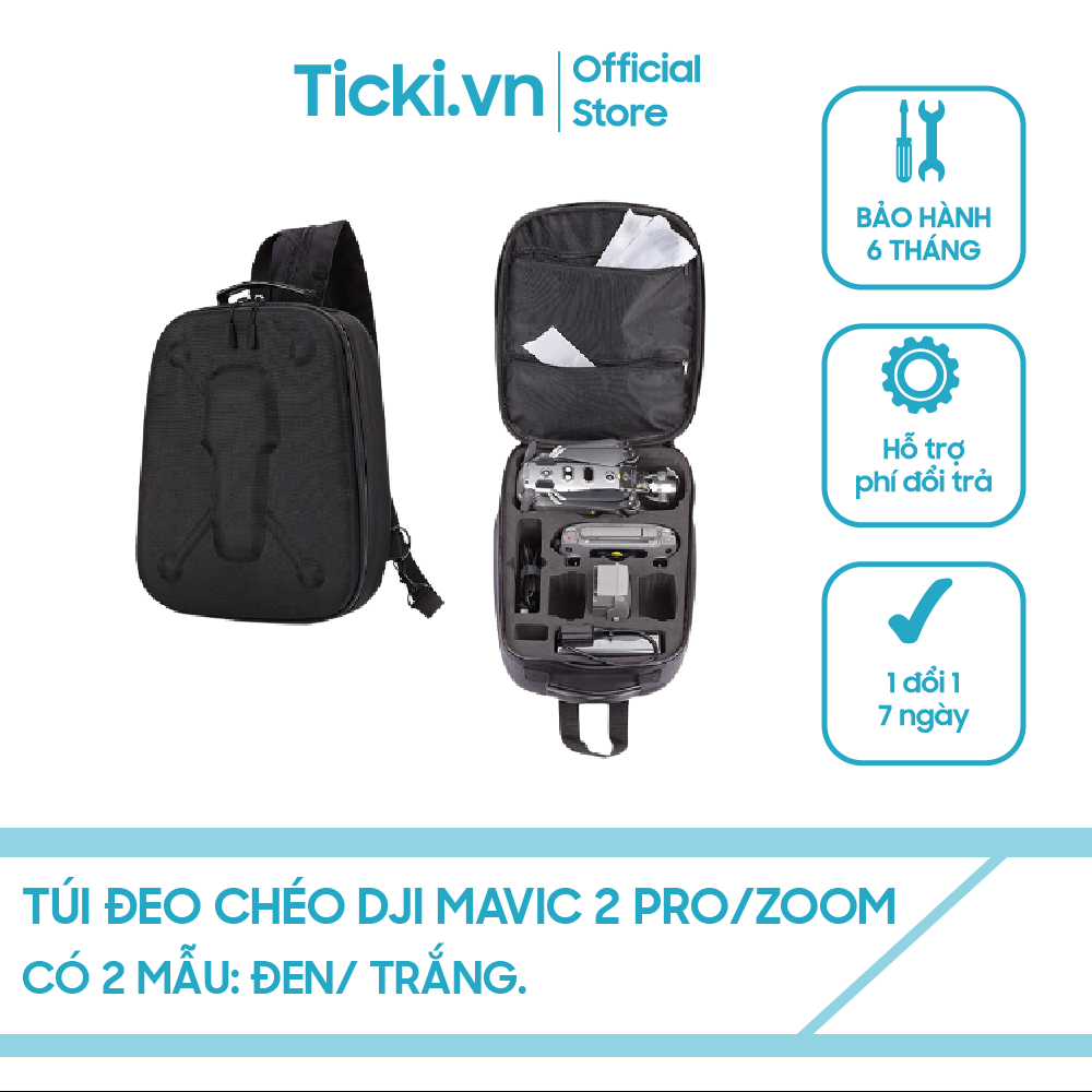 Túi Đeo Chéo Mavic 2 Pro/ Zoom ✈ [ Hàng Có Sẵn ] ✈ Thiết Kế Thông Minh Có Thể Đeo Chéo Một Dây Hoặc Hai Dây Theo Kiểu Ba Lô ✈ Ticki.vn