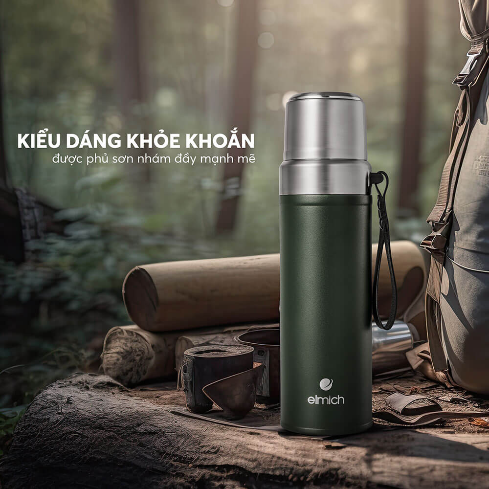 Bình giữ nhiệt inox 316 elmich el8311 dung tích 800ml