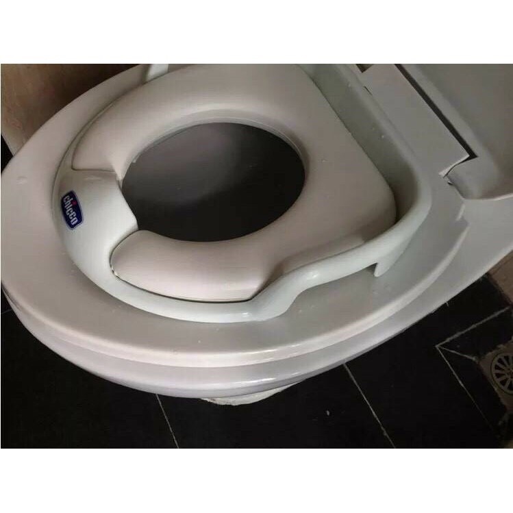 Lót bồn cầu Chicco, bệ ngồi toilet Chicco cho bé, thu nhỏ bồn cầu cho bé