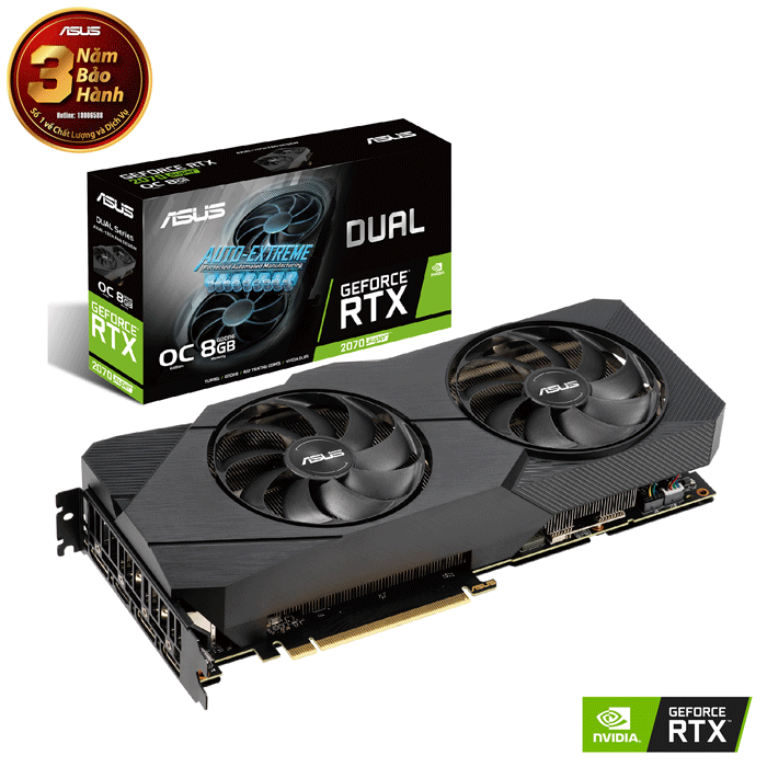 Card màn hình Vga Asus Dual-Rtx2070S-O8G-Evo, cam kết hàng đúng mô tả, chất lượng đảm bảo, đa dạng mẫu mã, an toàn cho người sử dụng