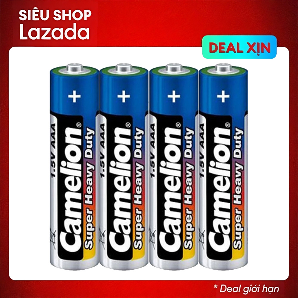 4 pin aaa 1.5v camelion r03p - pin đũa, không sạc, điện áp 1.5v