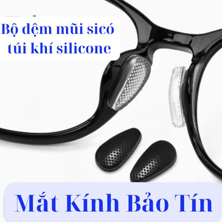 Miếng dán đệm mũi cho kính cận chất liệu silicone bề mặt nhám