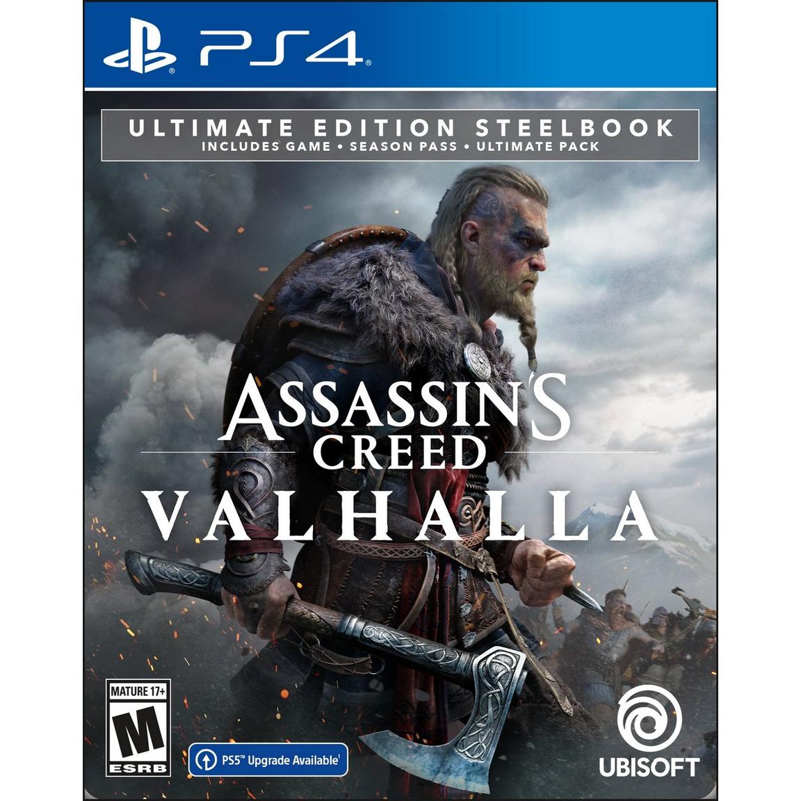 Đĩa game Assassin Creed Valhalla Ultimate Steelbook Edition - PS4
